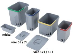 Sinks samostatný koš 12 l