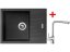 Sinks PERFECTO 650 Pureblack + Elka