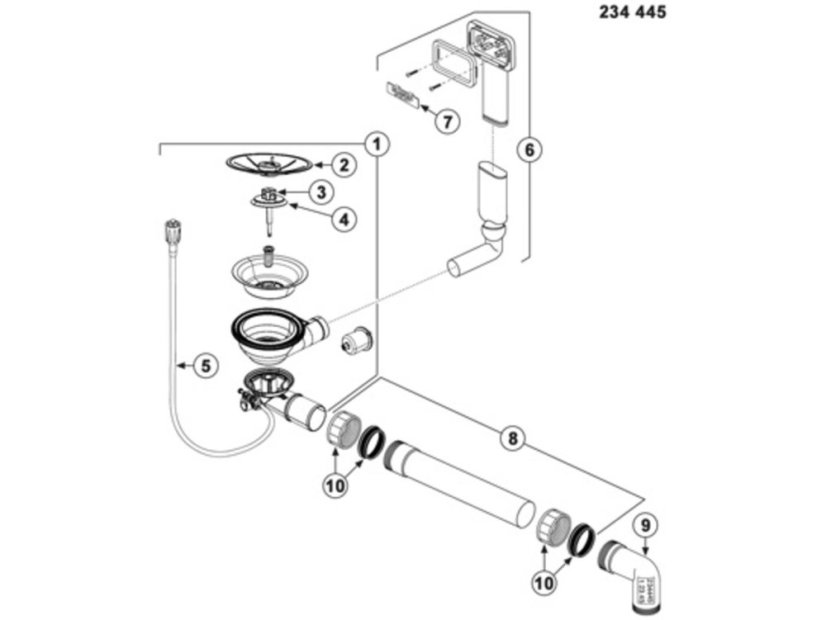 Nerezový dřez Blanco CLARON 400-IF/A InFino Nerez durinox s táhlem