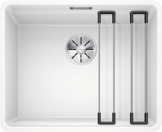 Granitový drez Blanco Etagon 500 F Biela soft