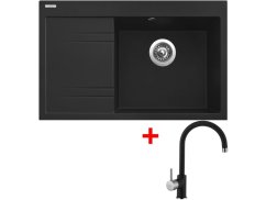 Set Sinks RIM 780 P Metalblack + Vitalia GR