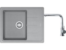 Set Franke BFG 611-62 Šedý kámen + Franke FN 0143 Chrom