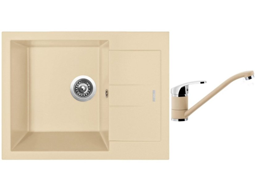 Set Sinks AMANDA 650 Sahara + baterie Sinks PRONTO Sahara