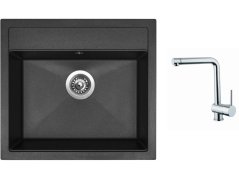 Set Sinks SOLO 560 Granblack + batéria Sinks MIX 3 chróm