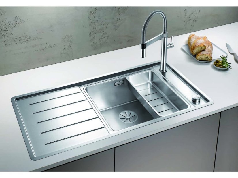Nerezový drez Blanco Andano XL 6S-IF InFino nerez hodvábny lesk pravý