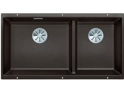 Granitový drez Blanco SUBLINE 480/320 U InFino káva drez vľavo bez tiahla