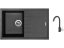 Set Sinks BEST 780 Metalblack + baterie Sinks MIX 35 Metalblack