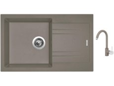 Set Sinks LINEA 780 N Truffle + batéria Sinks MIX 35 Truffle