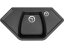Set Sinks NAIKY 980 Metalblack + baterie Sinks MIX 3 S Chrom