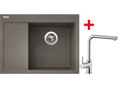 Set Sinks RIM 650 P Truffle + Elka Set Sinks RIM 650 P Truffle + Elka