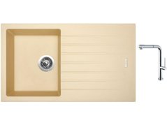 Set Sinks PERFECTO 860 Sahara + baterie Sinks SLIM S2 kartáčovaná Set Sinks PERFECTO 860 Sahara + baterie Sinks SLIM S2 kartáčovaná