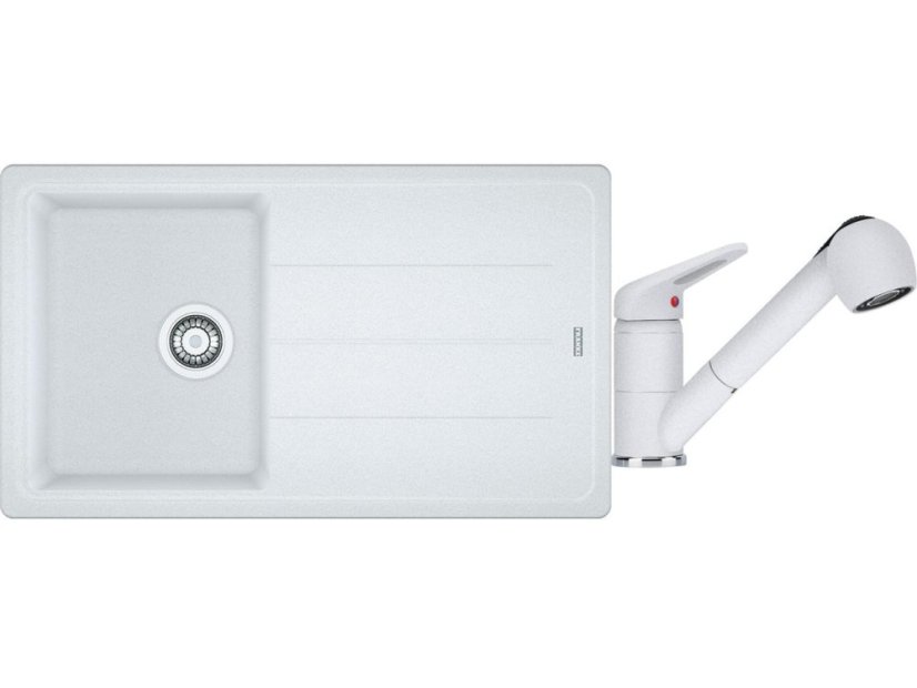 Set Franke BFG 611-86 Bílá-led + Franke FC 9547 Bílá-led