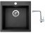 Set Sinks VIVA 455 Metalblack + baterie Sinks MIX 3 chrom