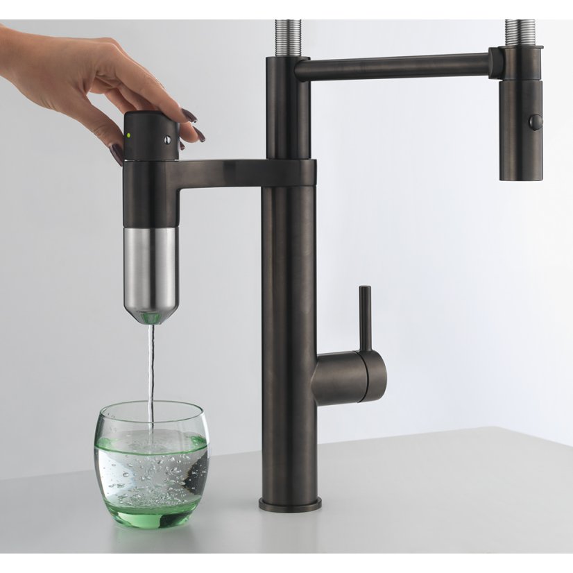 Kuchyňská baterie Franke Vital Tap Matná černá/nerez, filtrační