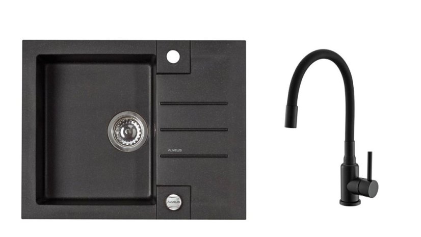 Set Alveus Rock 30/91+ baterie Mintas black mat