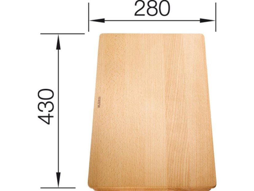 Krájacia doska buk pre SUBLINE 280x430