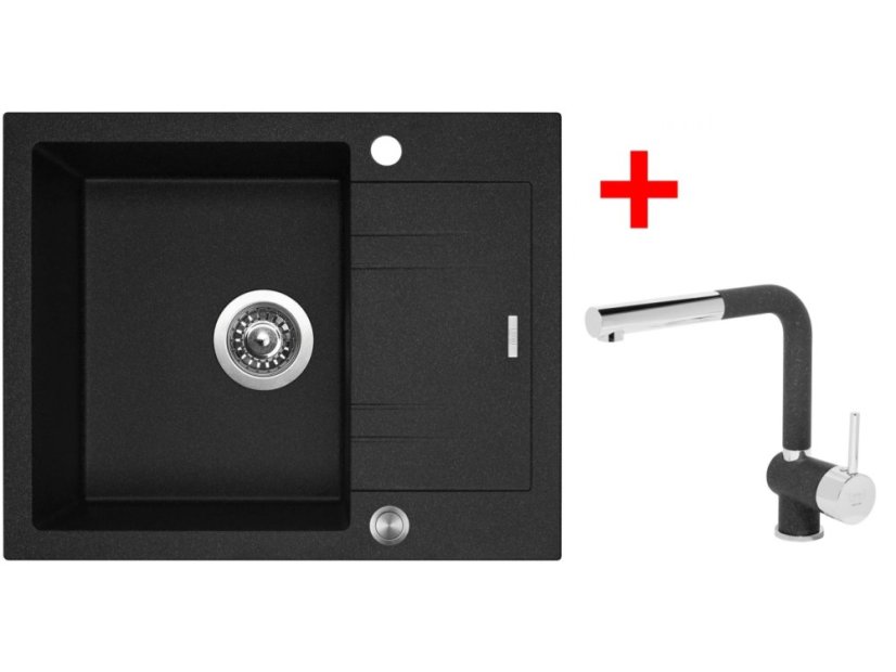 Sinks LINEA 600 XC Granblack + Mix 3 P GR