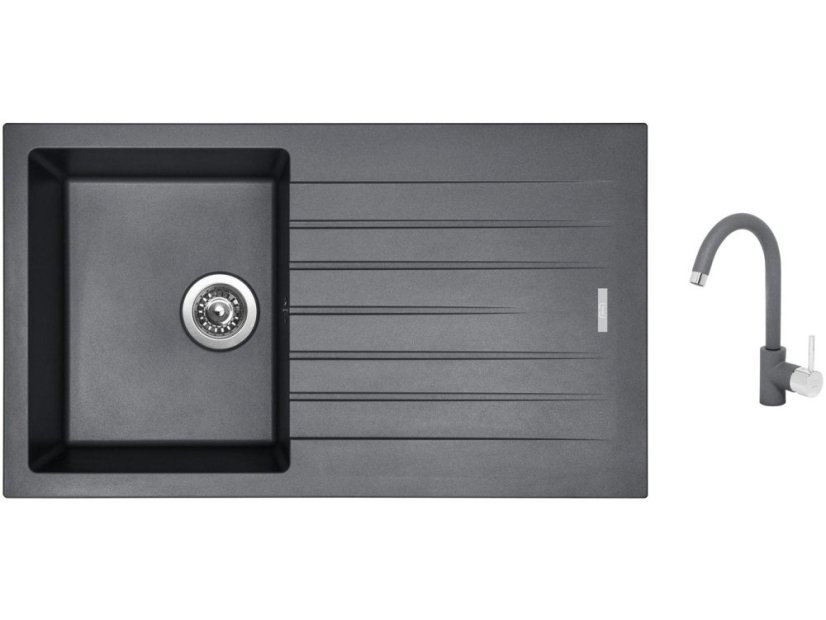 Set Sinks PERFECTO 860 Titanium + baterie Sinks MIX 35 Titanium