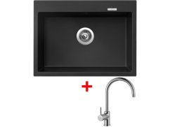 Set Sinks Maximo 680 Pureblack + Vitalia