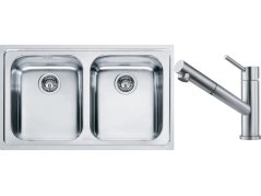 Set Franke LLX 620 Nerez + baterie Franke FC 9461 ORBIT Nerez