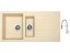 Set Sinks PERFECTO 1000.1 Sahara + baterie Sinks MIX 35 PROF S chrom