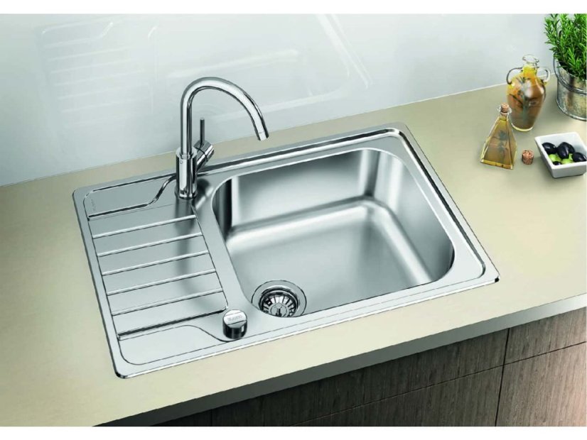 Nerezový drez Blanco DINAS XL 6 S Compact nerez kartáčovaný s excentrom