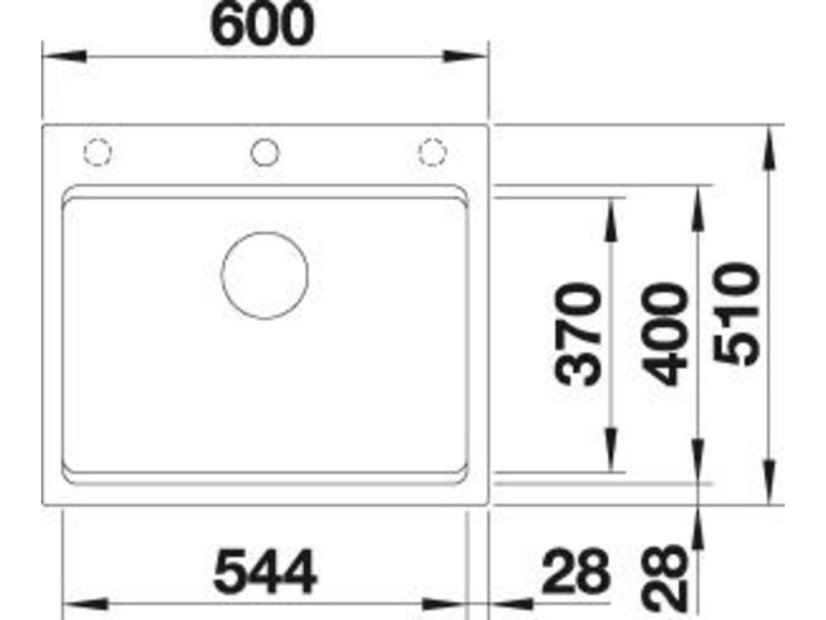 Granitový drez Blanco ETAGON 6 InFino káva s excentrom + pojazdy