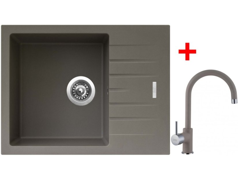 Sinks PERFECTO 650 Truffle + Vitalia GR