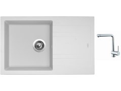 Set Sinks LINEA 780 N Milk + baterie Sinks MIX 3 chrom Set Sinks LINEA 780 N Milk + baterie Sinks MIX 3 chrom