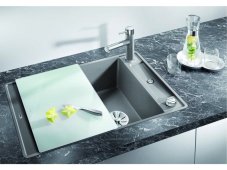 Granitový drez Blanco AXIA III 45 S-F InFino káva drez vpravo s excentrom prísluš. sklo