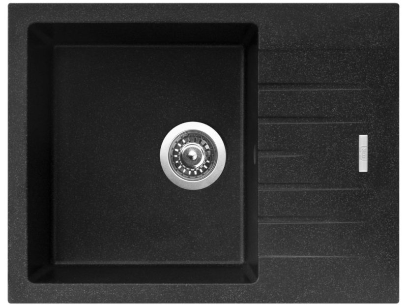 Sinks PERFECTO 650 Granblack + ARCO čierná matná