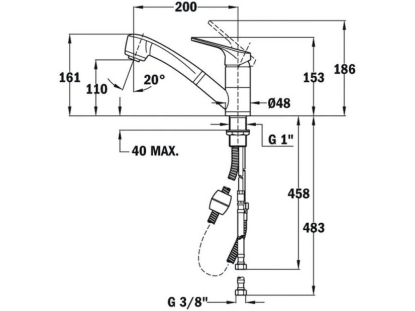 Dřezová baterie Teka MTP 978 CR