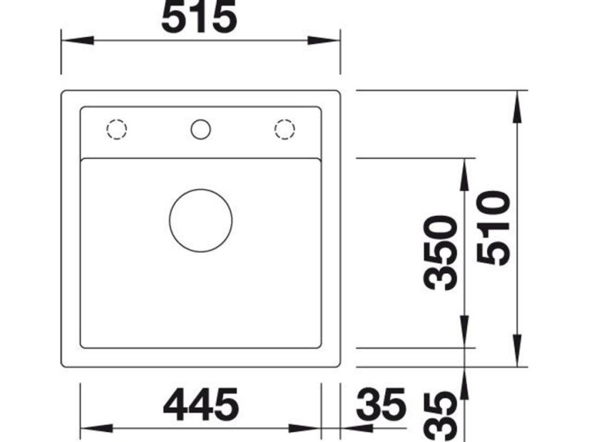 Granitový drez Blanco DALAGO 5 káva s excentrom