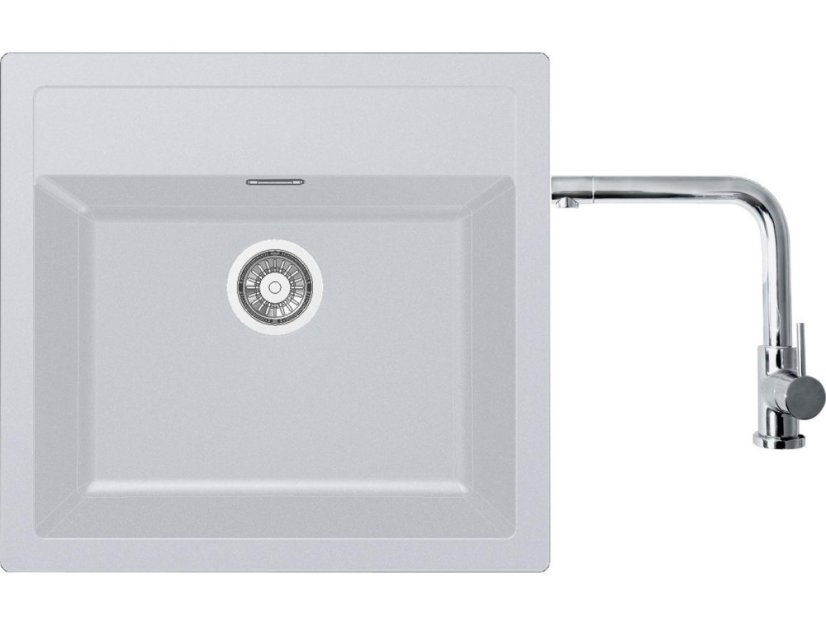 Set Franke SID 610 Tectonite Bílá + baterie Franke FN 0143 Chrom