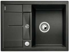 Granitový dřez Blanco METRA 45 S Compact Silgranit antracit oboustranné provedení s excent
