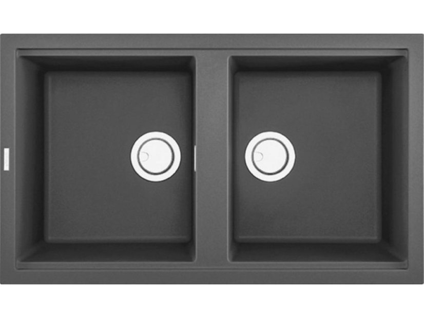 Granitový dřez Elleci Best 450 Dark grey K99