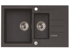 Granitový drez Alveus ROCK 70 čierna