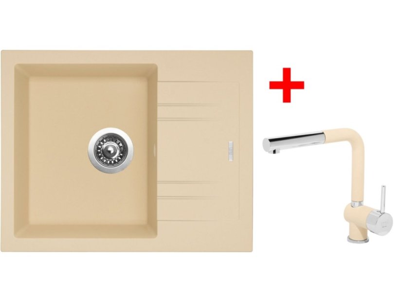 Sinks LINEA 600 Sahara + Mix 3 P GR