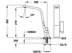 Kuchynská batéria Teka IC 915 BK