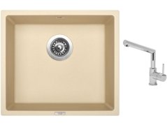 Set Sinks FRAME 457 Sahara + baterie Sinks MIX 350 P chrom