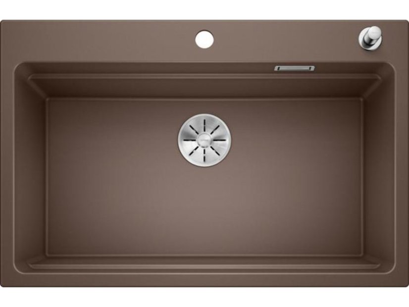 Granitový drez Blanco ETAGON 8 Káva, s excentrom