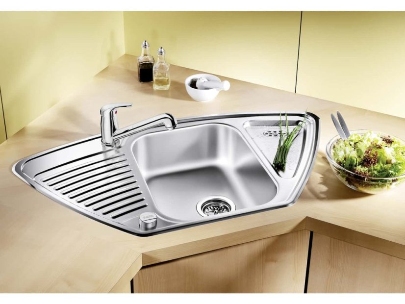 Nerezový dřez Blanco TIPO 9 E Nerez