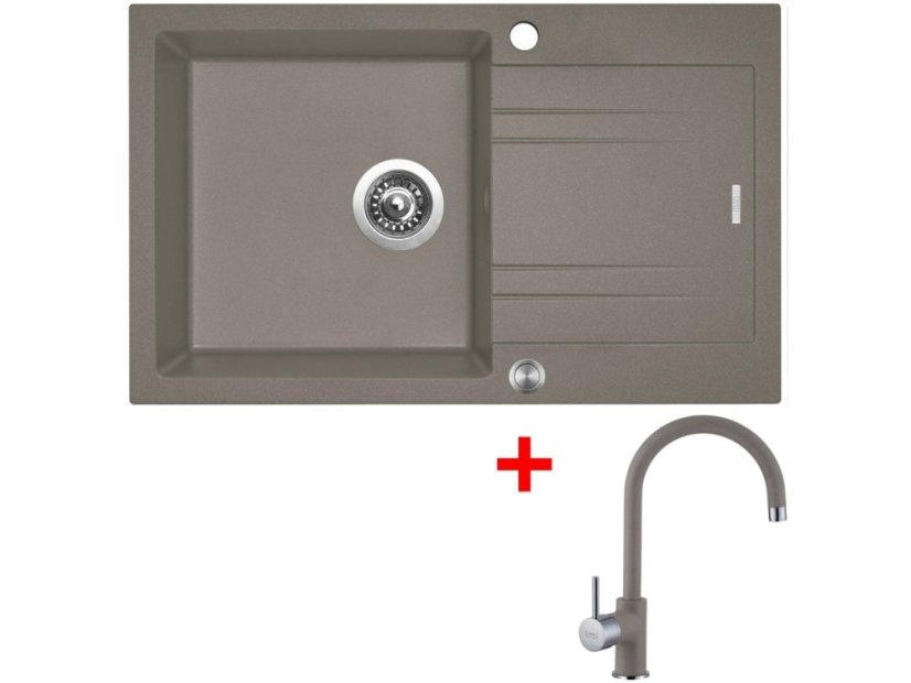 Sinks LINEA 780 XC Truffle + Vitalia GR