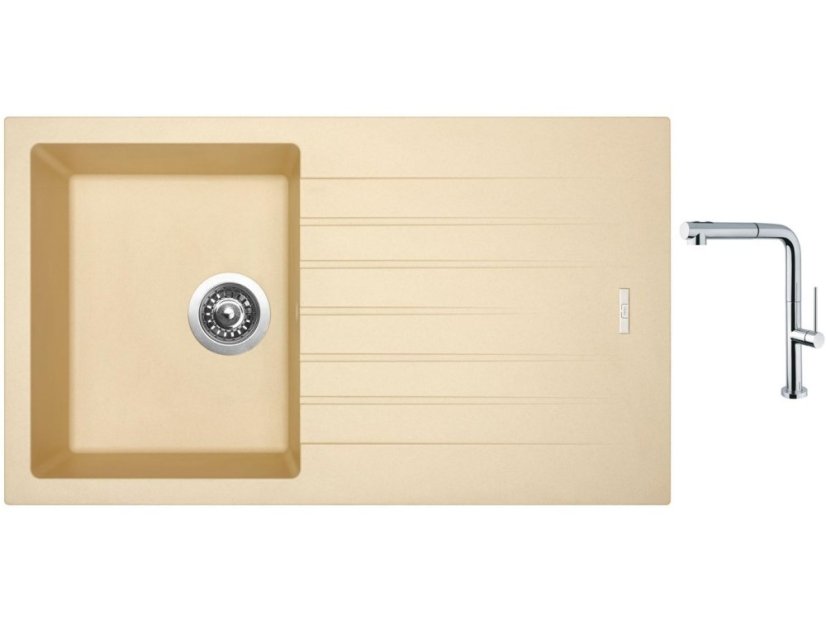 Set Sinks PERFECTO 860 Sahara + baterie Sinks SLIM S2 kartáčovaná