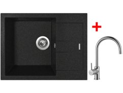 Sinks AMANDA 650 Granblack + Vitalia Sinks AMANDA 650 Granblack + Vitalia