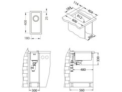 Nerezový dřez Alveus Quadrix 10