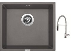 Set Sinks FRAME 457 Truffle + baterie Sinks MIX 35 PROF S chrom