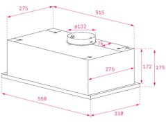 Vstavaný digestor Teka GFG 2 BK
