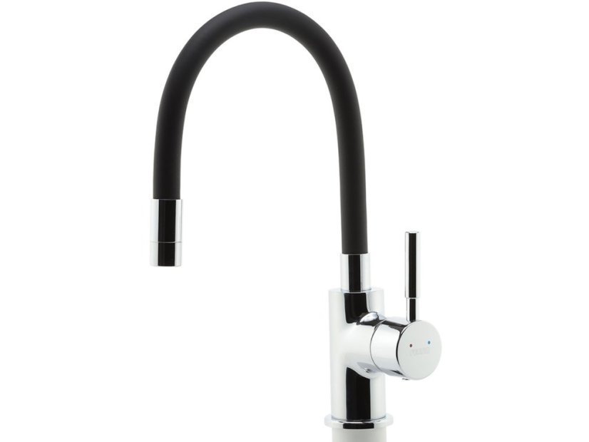 Drezová stojanková batéria Ferro Chrom/Čierna