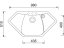 Set Sinks NAIKY 980 Metalblack + baterie Sinks SLIM S2 kartáčovaná